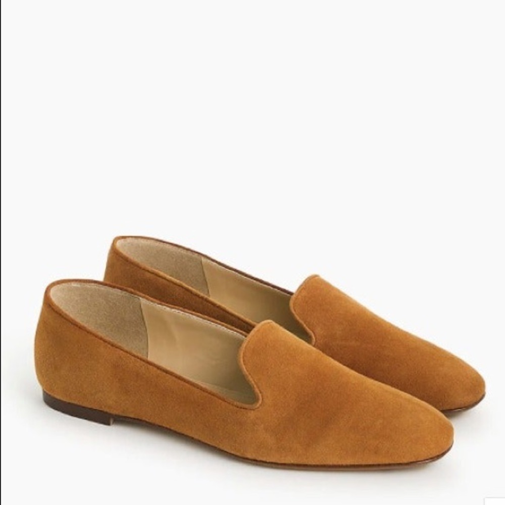 NIB J Crew Smoking Slippers, 6.5